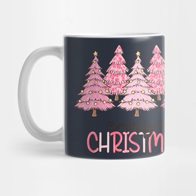 Merry Christmas pink Christmas by Karley’s Custom Creations